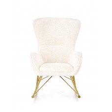 Šūpuļkrēsls ar zelta kājām LIBERTO